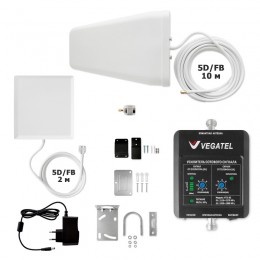 Комплект VEGATEL VT2-3G-kit (дом, LED) усилитель 3G сигнала для дома