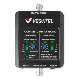 Репитер VEGATEL VT-1800/3G для усиления сотовой связи и мобильного интернета