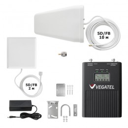 Комплект VEGATEL VT3-900L-kit (дом, LED) очень мощный усилитель сотовой связи