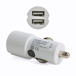 Автомобильный адаптер ROBITON USB2400 TWIN (4.8A)