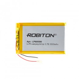 Аккумулятор ROBITON 3.7V 3500мА LP605590 Li-Po с защитой