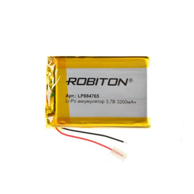 Аккумулятор ROBITON 3.7V 3200мА LP884765 Li-Po с защитой